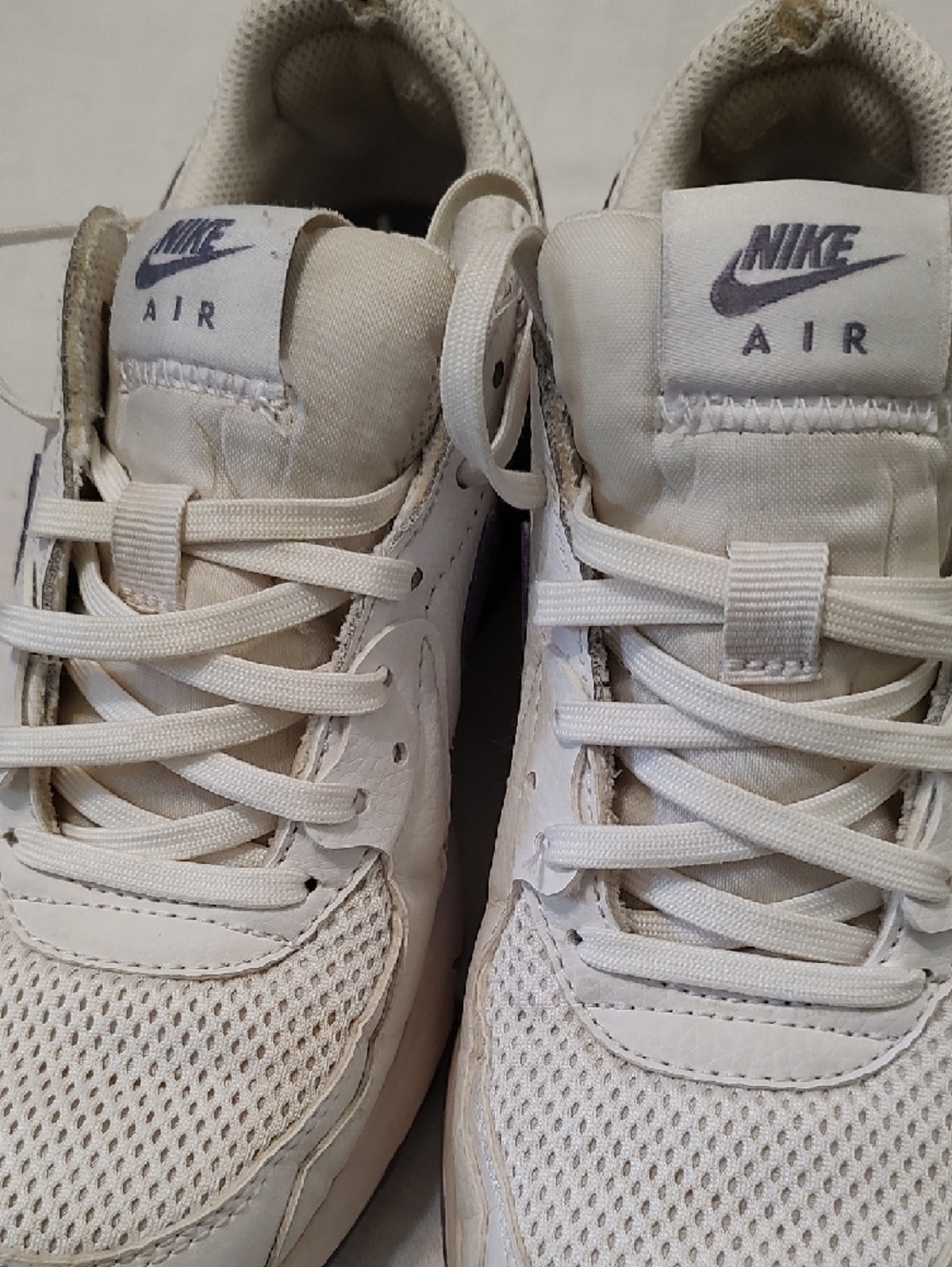 Nike Air Max White and Purple Air Max Sneakers - Picture 4 of 8